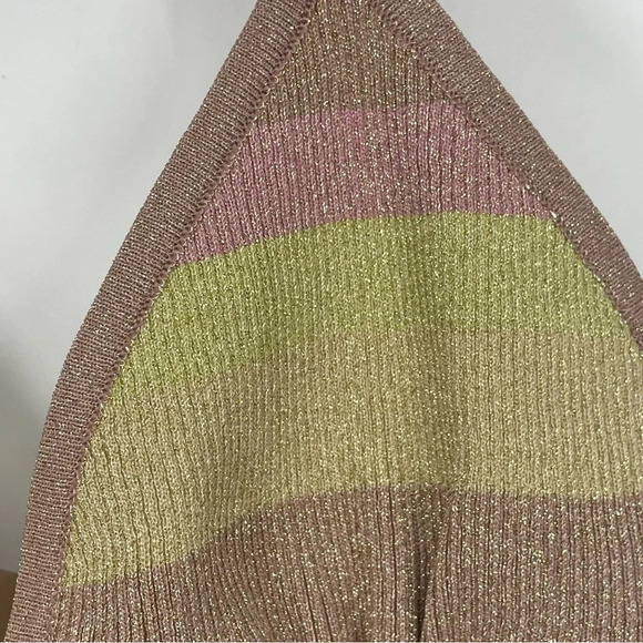 NWT Anthropologie LOVE STORIES Striped Uma Bralette 34 A/B - Picture 4 of 6